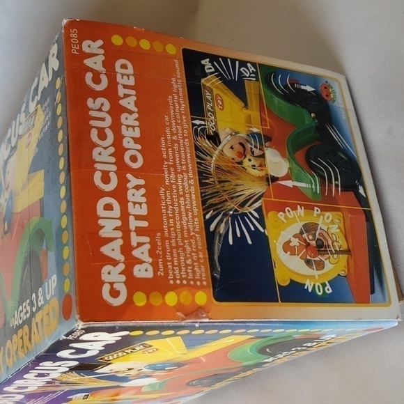 Vintage Grand Circus Action Toy Clown Car Battery Operated circa 1970 Apple Toys - Picture 10 of 15